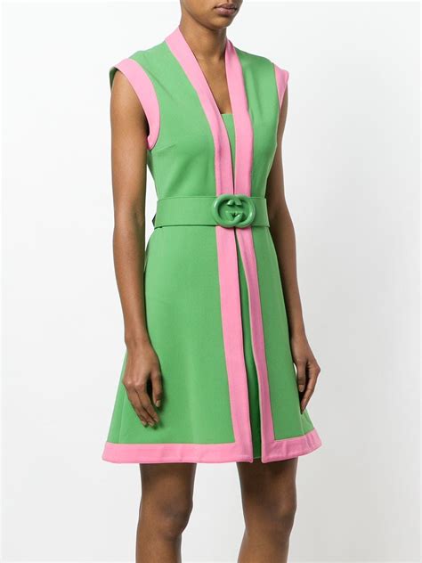 green gucci dresses|gucci pink and green dress.